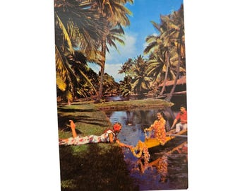 VTG Coco Palms Resort Kauai, Hawaii Mike Roberts Studio Postcard Unposted C419