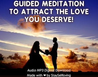 Guided Soulmate Manifestation Meditation MP3 Audio Digital Download, Law of Attraction Meditation to Attract Love With 528Hz Sound, 5'