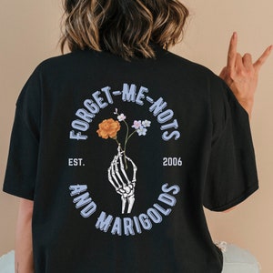 Pop Punk Music Inspired Unisex Heavy Cotton Tee, Oversized Elder Emo Shirt, Midwest Emo, Pop Punk Apparel