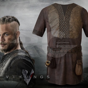 Ragnar Lothbrok Leather Jacket Cosplay Costume Vikings Legendary Viking Hero and King