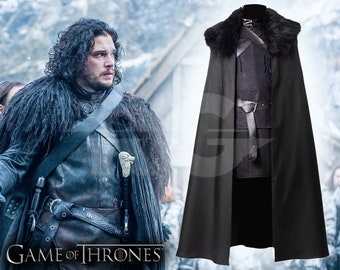 Game of Thrones Night's Watch Jon Snow Cosplay Costume