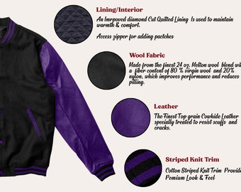 Purple Brand logo-appliqué Varsity Bomber Jacket - Farfetch