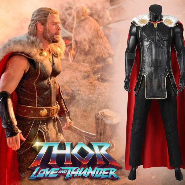 Thor Love and Thunder Costume Thor Cosplay Super Hero Leather Costume