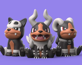 Chibi Houndoom line