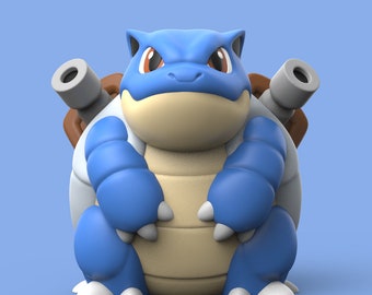 Chibi Blastoise unpainted - Etsy