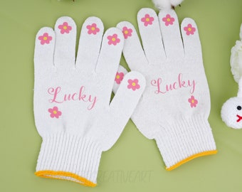 Floral Gardening Gloves,Gardening tools,Grandma's Garden Gift,Gloves,Cotton Gloves,Work Gloves,Garden Gift for Her,Garden Lover Gloves