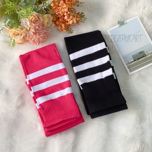 Colorful Stripe Over Knee Socks,Thigh High Sock,Autumn and Winter Sock,Warm Thick Sock,Cute Gift,Soft and Comfortable,Gift for her
