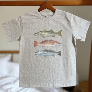 Vintage Fish Kids Shirt, Fish Themed Baby Outfit, Kids Fishing Shirt, Short Sleeves Shirt, Children&#39;s Clothing, Fishing Party
