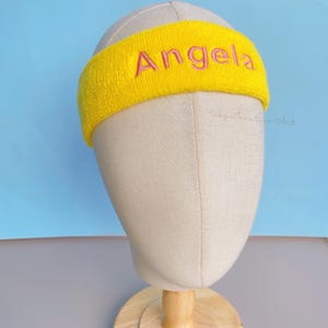 Custom Tie Headbands for Sports, Embroidered Headband, Head Band for Workout, running Sweatbands, Sports Hair Bands, Gym Head Bands