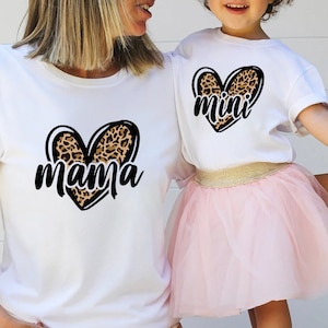 Mama Mini Matching Shirt, Mama Valentines Shirt,Mini Valentines Shirt, Rainbow Mini Shirt, Rainbow Mama Shirt, Mama&#39;s Girl Valentines Shirt
