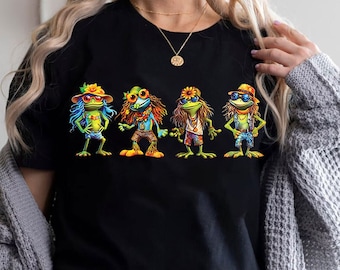 Frog Shirt, Retro Frogs Shirt, Aesthetic Frog Tee, Frog Lover Tee, Grumpy Frog, Cute Frog Sweatshirt, Frog And Toad Shirt, Funny Frog Shirts