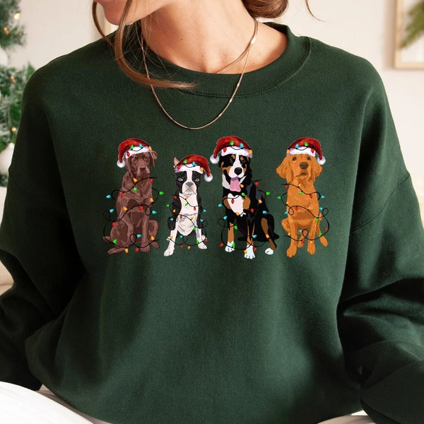 Christmas Dog Shirt Etsy