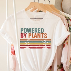 Powered By Plants Shirt Vegan Tshirt Health Diet Gift Veggie Powered By Plants Shirt Vegan Tshirt Health Diet Gift Veggie