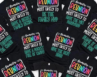 Custom Family Reunion Shirt, Matching Cousin Crew Tees, Matching Family Trip Shirts, Personalized Group Vacation Tee, Family Gathering Shirt