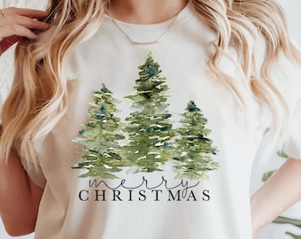 Christmas Trees Shirt, Christmas Shirts For Women, Christmas Tee, Christmas TShirt, Shirts For Christmas,Cute Christmas T-shirt, Holiday Tee