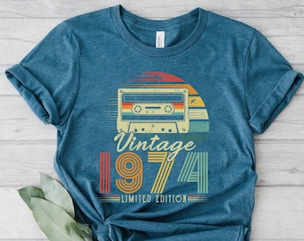 49th Birthday Shirt,Vintage 1974 Shirt,49th Birthday Gift For Women,49th Birthday Gift For Men,49th Birthday Best Friend,49th Birthday Woman