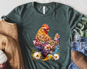 Farm Shirt, Animal Shirt, Mothers Day Gift, Chicken Girl Shirt, Farmer Dad Shirt, Chicken Sweatshirt, Chicken Tee, Farm Shirt, Chicken Lover