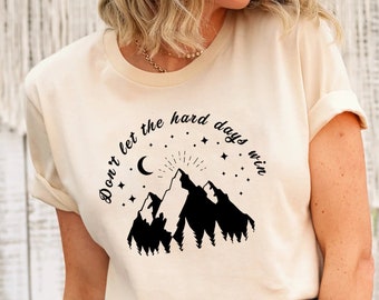 Don’t Let the Hard Days Win Shirt, ACOTAR, Bookish Shirt, Book Lover Shirt, Bookworm Apparel, Book Lover Gift, Reading Shirt,Librarian Shirt