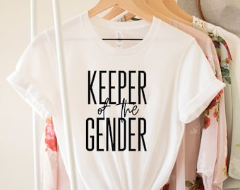 Keeper of the Gender Shirt, Gender Reveal Party Shirts, Team Boy Team Girl Baby Announcement Shirts, Gender Reveal Idea Family Reveal Shirt