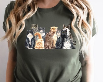 Women Cat Shirt, Cat Shirt, Love Cat Tee, Animal Shirt, Mothers Day Cat Shirt, Funny Pet Shirt, Cat Lover Shirt, Cat Mom Shirt, Animal Lover