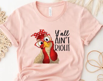 Hen Chicken 4H Farm Egg Humor Shirt For Women, Funny Backyard Chicken, Chicken Gift Shirt, Mother's Day Shirt,Mama Shirt,Southern Girl Shirt