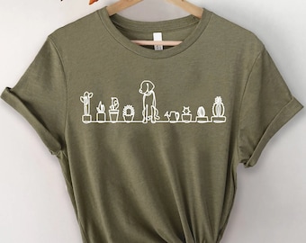 Dog and Plant Shirt, Plant lady shirt, Dog Mom Shirt, Dog Lover Gift Shirt, Plant Lover Gift Shirt, Gift for Mother's Day, Mother Day Shirt