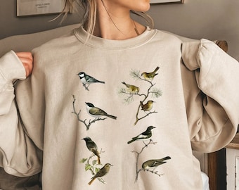 Bird Shirt, Bird Lovers T-Shirt, Birdwatcher Shirt, Cute Birdie Shirt, Birdwatching Lover T-Shirt, Bird Lover Gift, Vintage Bird Shirt,Bird