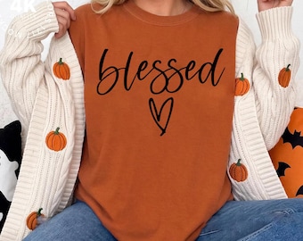 Blessed Shirt, Blessed T-shirt, Blessed T-shirts, Womens Shirt, Womens T-shirt, Womens Shirts, Blessed Top, Blessed, Comfy Shirt, Soft Shirt