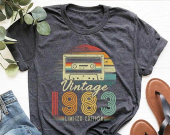 1983 Vintage Shirt, 1983 Birthday Shirt, 42nd Birthday Gift,42nd Birthday Gift Shirt, 1983 Vintage Tee, 1983 Retro Shirt, Vintage Birthday