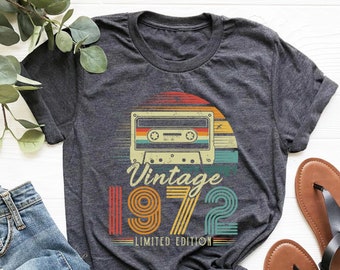 54th Birthday Shirt,Vintage 1972 Shirt,54th Birthday Gift For Women,54th Birthday Gift For Men,54th Birthday Best Friend,54th Birthday Woman