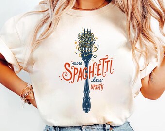 Spaghetti Shirt, Funny Food Shirts, Foodie Shirt, Food Humor, Funny Saying Shirt, Silly T-Shirt, Retro Graphic Tee, Spaghetti Tee, Pasta Tee