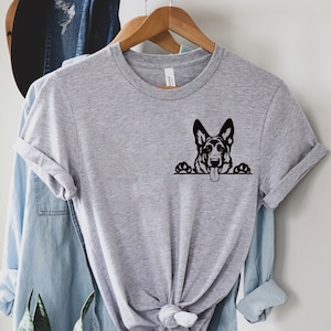 German Shepard T shirt, Custom Dog Mom Shirt, Dog Mom Shirts, Love Dogs, Gifts for Dog Mom, Dog Mom Tee, Fur Mama, Dog Lover, Rescue Dog Mom