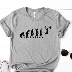 Basketball Shirt, Sport Shirt, Basketball Lover Shirt, Gift For Boy Friend, Basketball Evolution Tee, Basketball Love, Basketball Player Tee