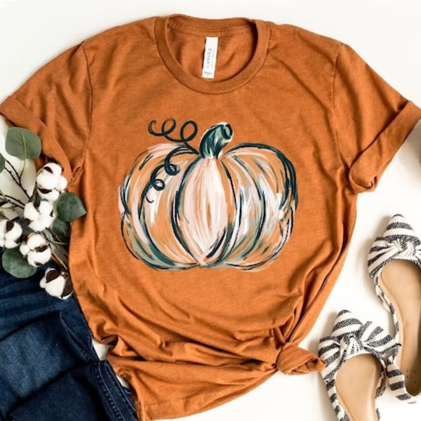 Pumpkin Shirt - Etsy