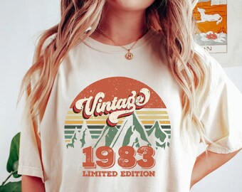 1983 Vintage Shirt, 1983 Birthday Shirt, 40th Birthday Gift, 40th Birthday Gift Shirt, 1983 Vintage Tee, 1983 Retro Shirt, Vintage Birthday