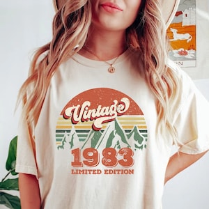 1983 Vintage Shirt, 1983 Birthday Shirt, 40th Birthday Gift, 40th Birthday Gift Shirt, 1983 Vintage Tee, 1983 Retro Shirt, Vintage Birthday