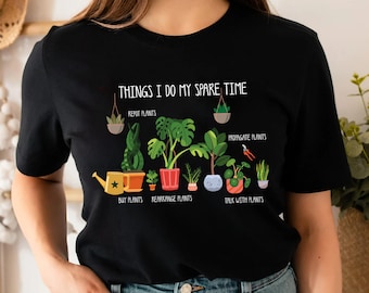 Plant Shirt, Gifts For Mom, Garden Gift, Plant Mom Gift, Botanical Shirt, Gardening Shirt, Plant Lover Shirt ,Plant Lady Shirt, Plant Lover