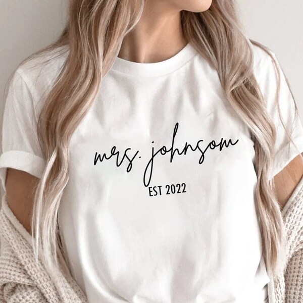 Mrs Shirt - Etsy