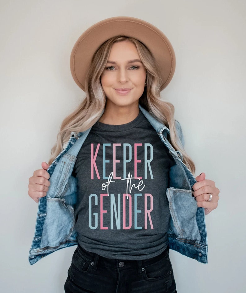 Keeper of the Gender Shirt Gender Reveal Party Shirts Team Etsy