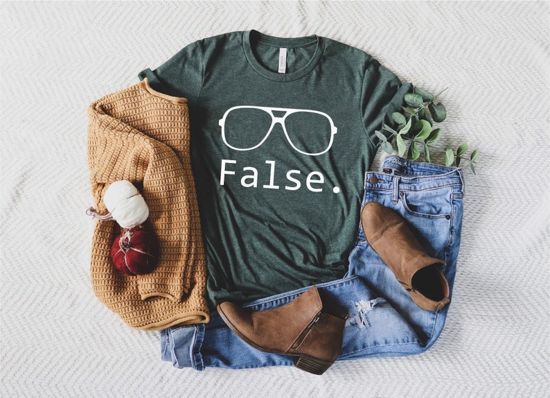 False Shirt, Office Lover Shirt, Dwight Funny Shirt, Dwight False Tshirt, Womens Clothing, Unisex Ladies Tee, Office Gift, Gift for Coworker image 6