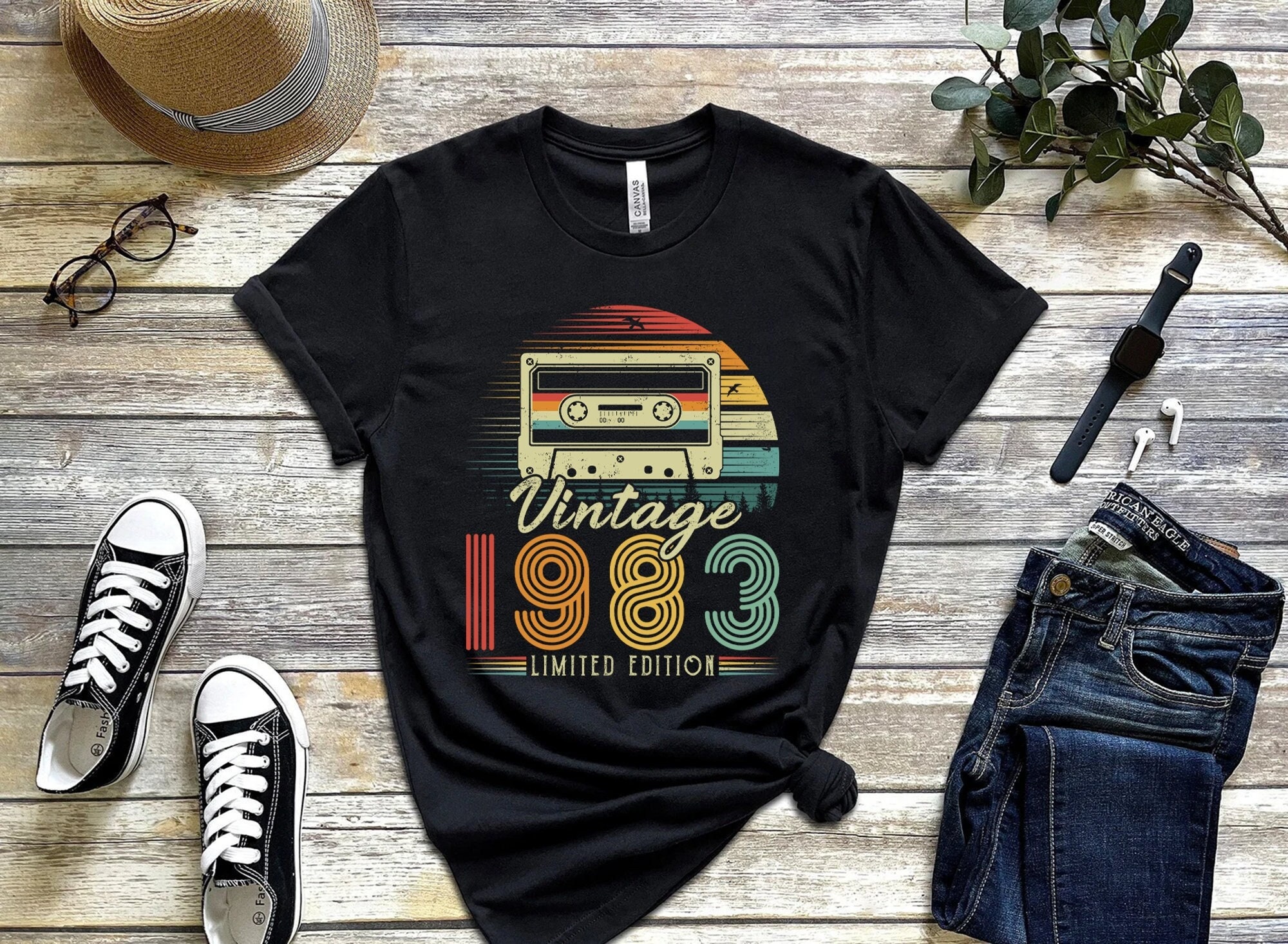 1983 Vintage Shirt, 1983 Birthday Shirt, 43rd Birthday Gift, 43rd ...