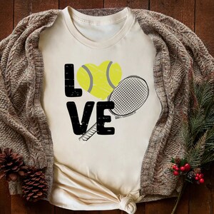 Tennis Shirt For Women, Tennis Love Shirt, Tennis Gifts, Tennis Mom T-Shirt, Sports Mom Apparel, Tennis Coach Gift, Table Tennis Player Gift bild 7