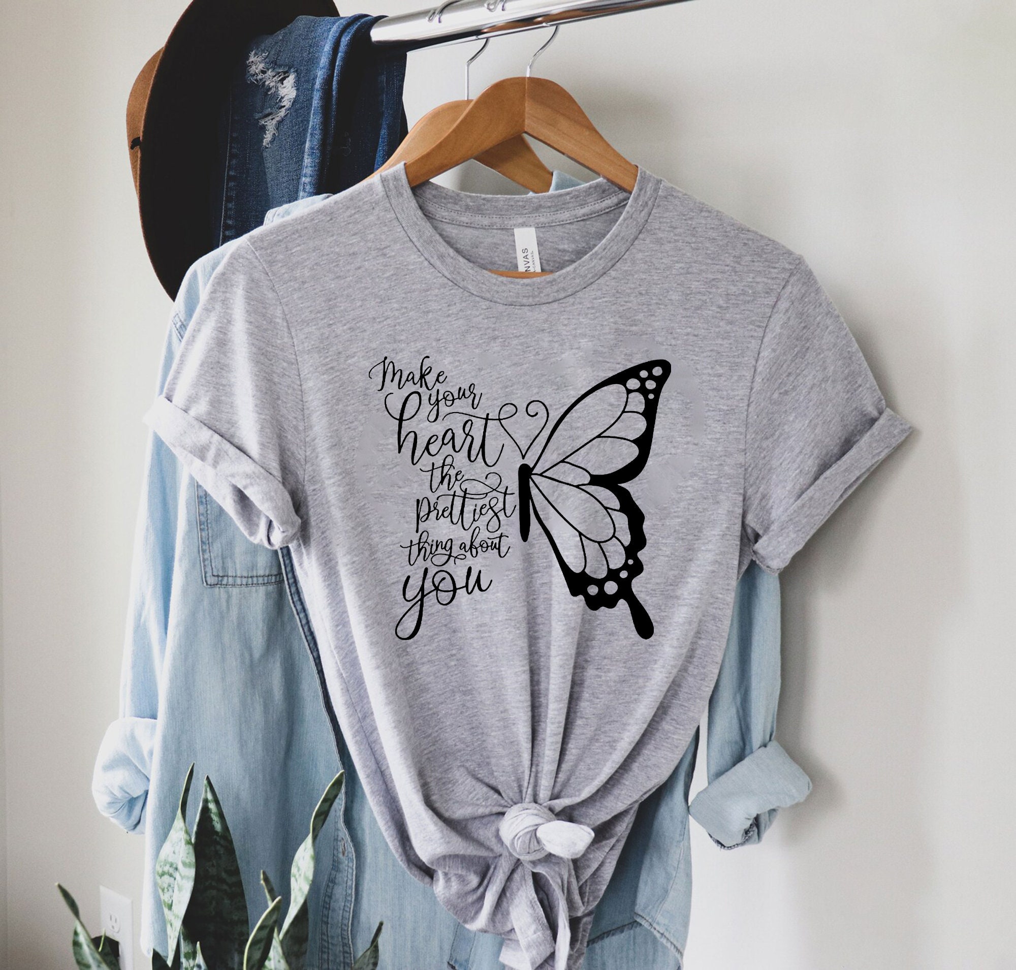 Make Your Heart the Prettiest Thing About You Butterfly - Etsy