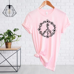 Peace Shirt, Peace T-shirt, Peace Sign Shirt, Peace Sign T-Shirt, Peace Symbol, Peace T-Shirt, Peace Symbol Shirt, Graphic Tees For Women image 5