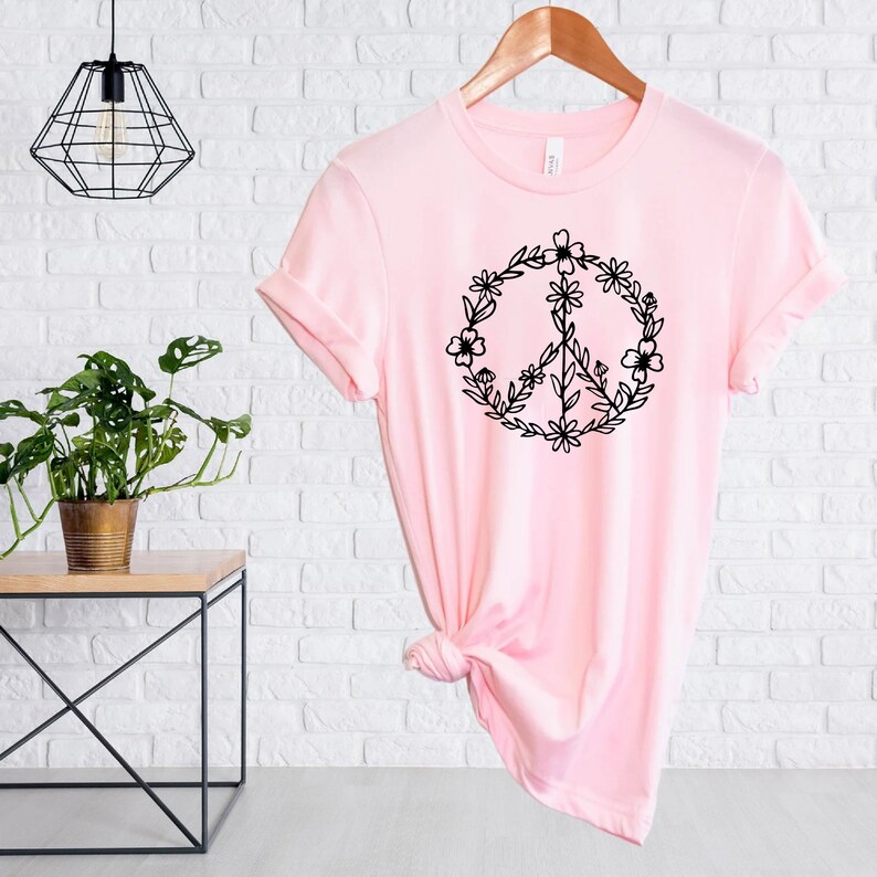 Peace Shirt, Peace T-shirt, Peace Sign Shirt, Peace Sign T-Shirt, Peace Symbol, Peace T-Shirt, Peace Symbol Shirt, Graphic Tees For Women image 5