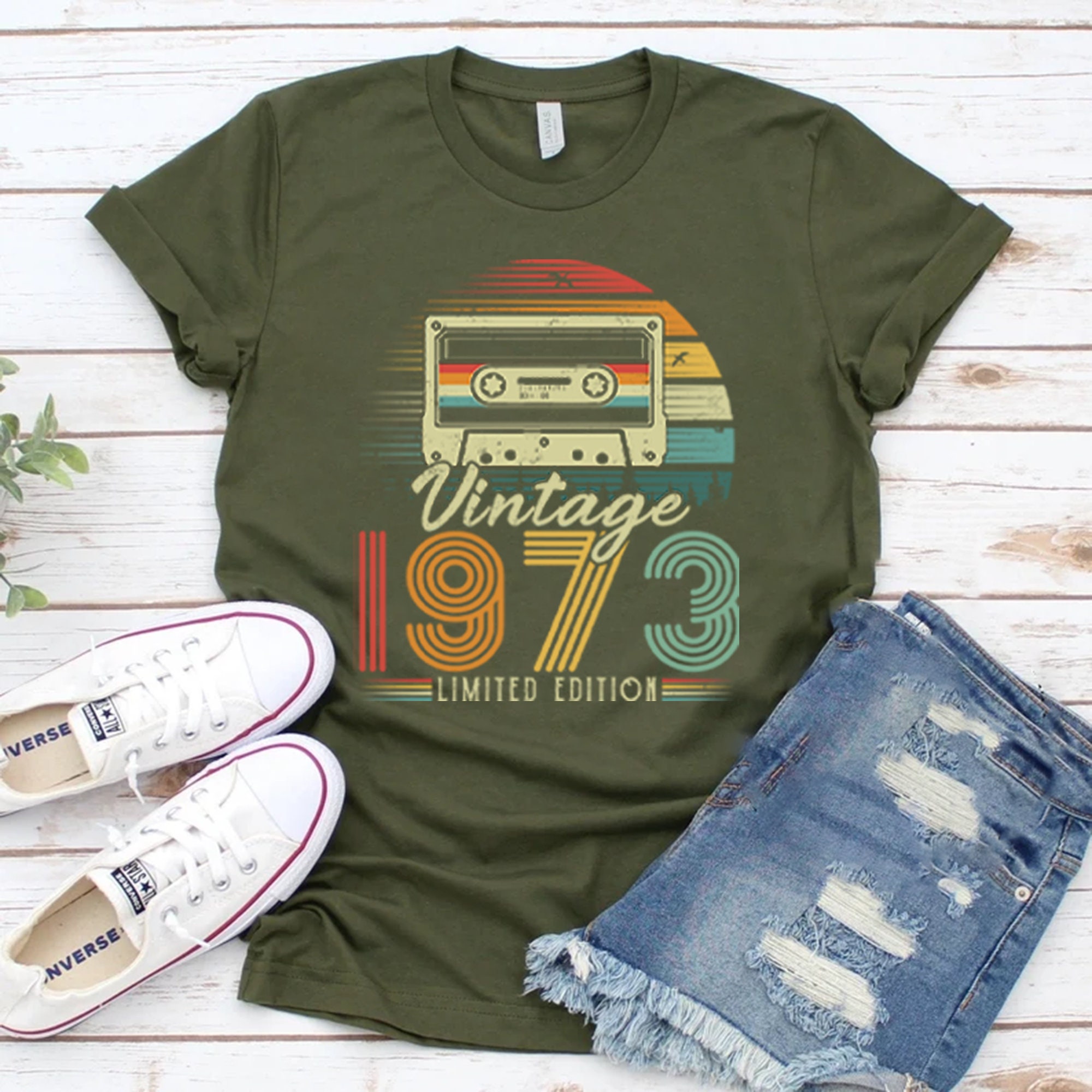 Discover 50th Birthday Shirt,Vintage 1973 Shirt, 50th Birthday Gift T-Shirt