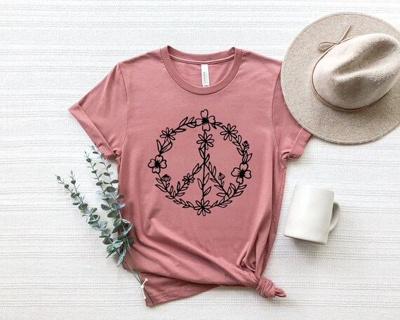 Peace Shirt, Peace T-shirt, Peace Sign Shirt, Peace Sign T-Shirt, Peace Symbol, Peace T-Shirt, Peace Symbol Shirt, Graphic Tees For Women