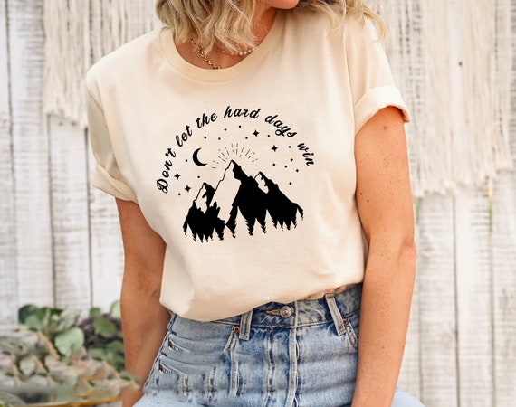 Don’t Let the Hard Days Win Shirt, ACOTAR, Bookish Shirt, Book Lover Shirt, Bookworm Apparel, Book Lover Gift, Reading Shirt,Librarian Shirt