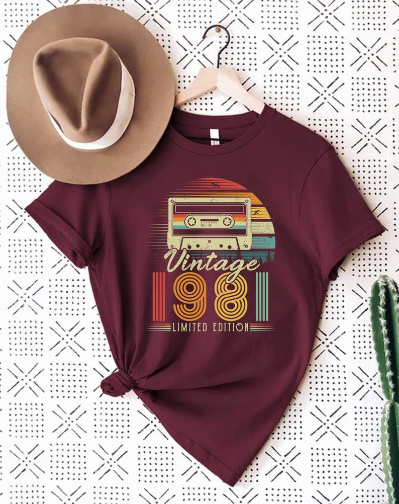 Vintage 1981 Retro Shirt, Vintage 1981 Shirt, 45th Birthday, 45th Birthday Gift, 45th Birthday Party, 45th Birthday Shirt, 1981 T-Shirt,1981 image 8