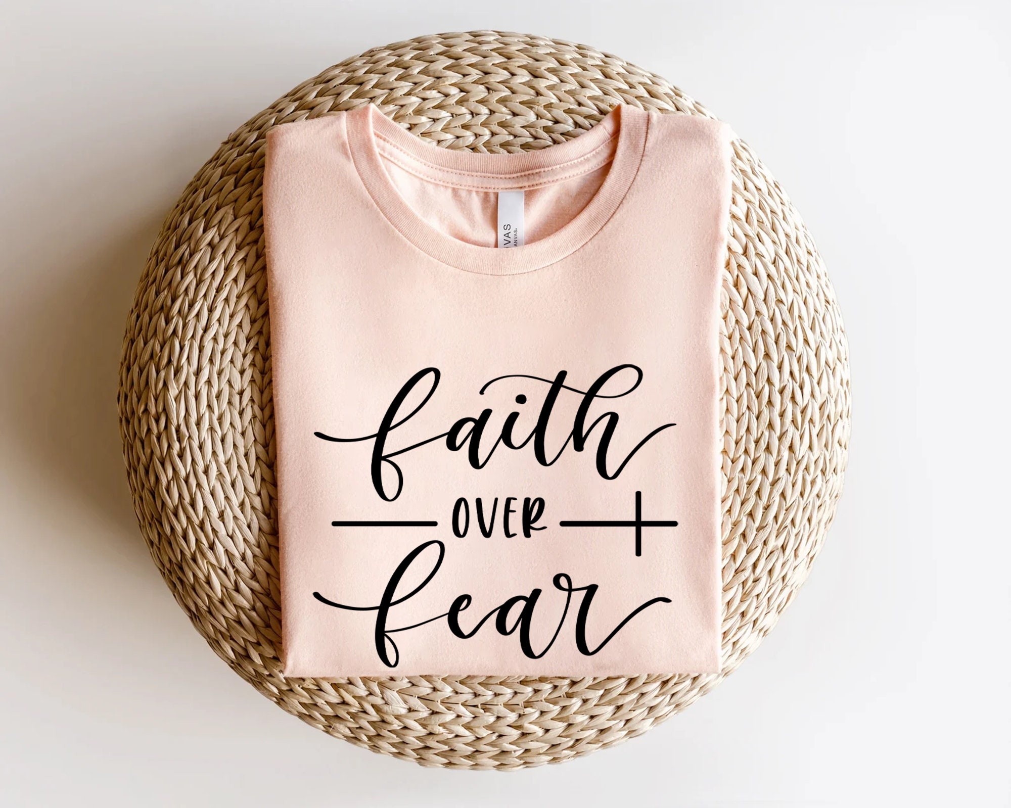 Faith Over Fear Shirt, Christian Shirts, Faith Shirt, Religious Shirt ...